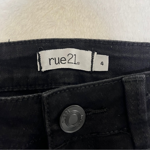 Rue 21 Women's Black Skinny Jeans Size 4 - Picture 7 of 11